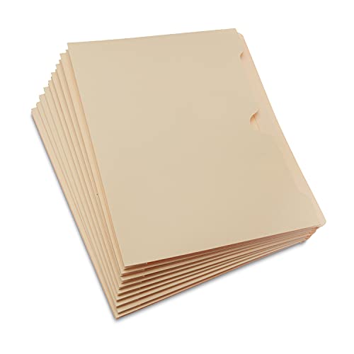 Modern Basics Reinforced File Jackets, Letter Size, Straight-Cut Kit