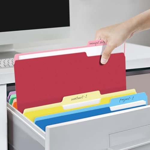 Smart Home SUNEE File Folders, 30 Pack Manilla Folders 8.5 for Daily Use
