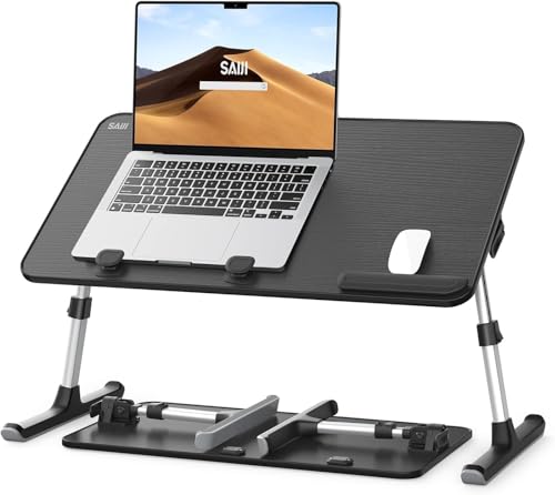 Classic SAIJI Height & Angle Adjustable Laptop Stand for Bed, Lap