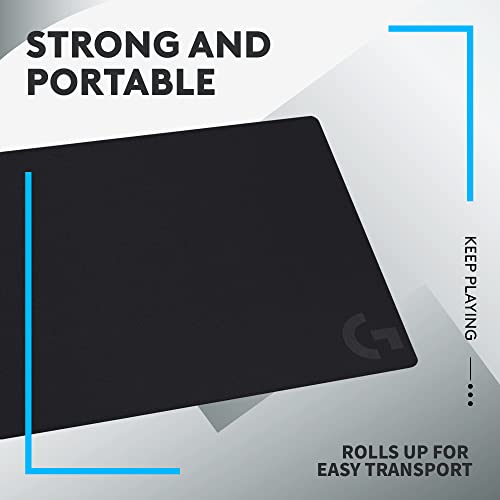 Modern Logitech G240 Cloth Gaming Mouse Pad, Optimized for Sensors, Collection