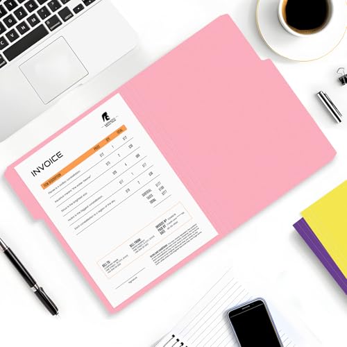 Smart Home SUNEE File Folders, 30 Pack Manilla Folders 8.5 for Daily Use