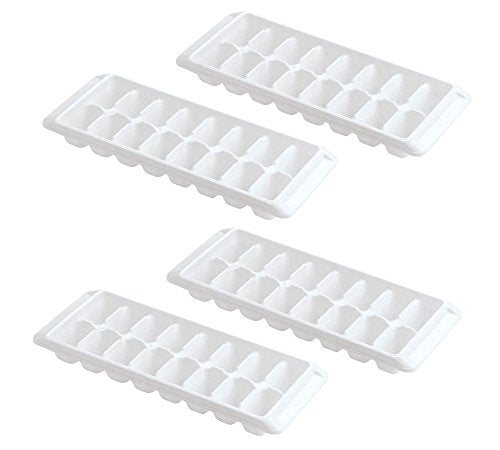 Modern Kitch simple Release White Ice Cube Tray, 16 Essentials