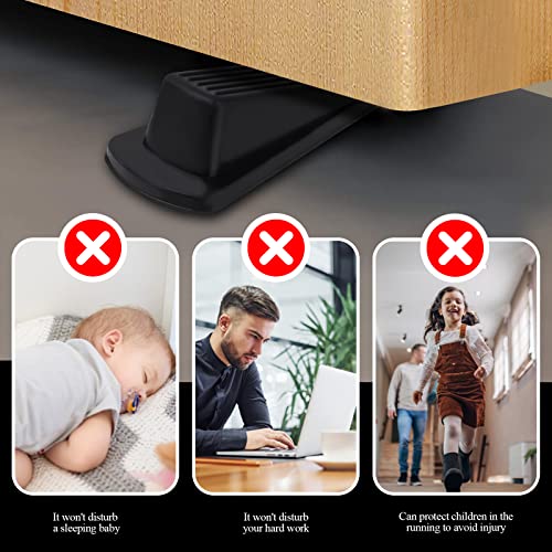 Modern 4 Pack Door Stoppers, Rubber for Bottom of Door, Rubber for Daily Use